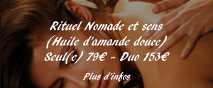 Rituel Nomade et sens (Huile d’amande douce)